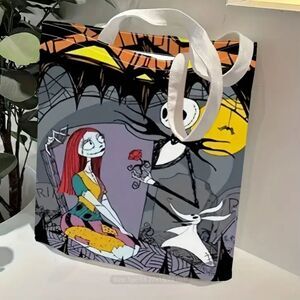 NEW Sally Jack Nightmare Christmas Canvas Tote Bag